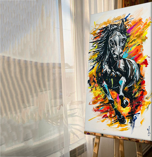 Horse - Equine Energy - Canvas Painting