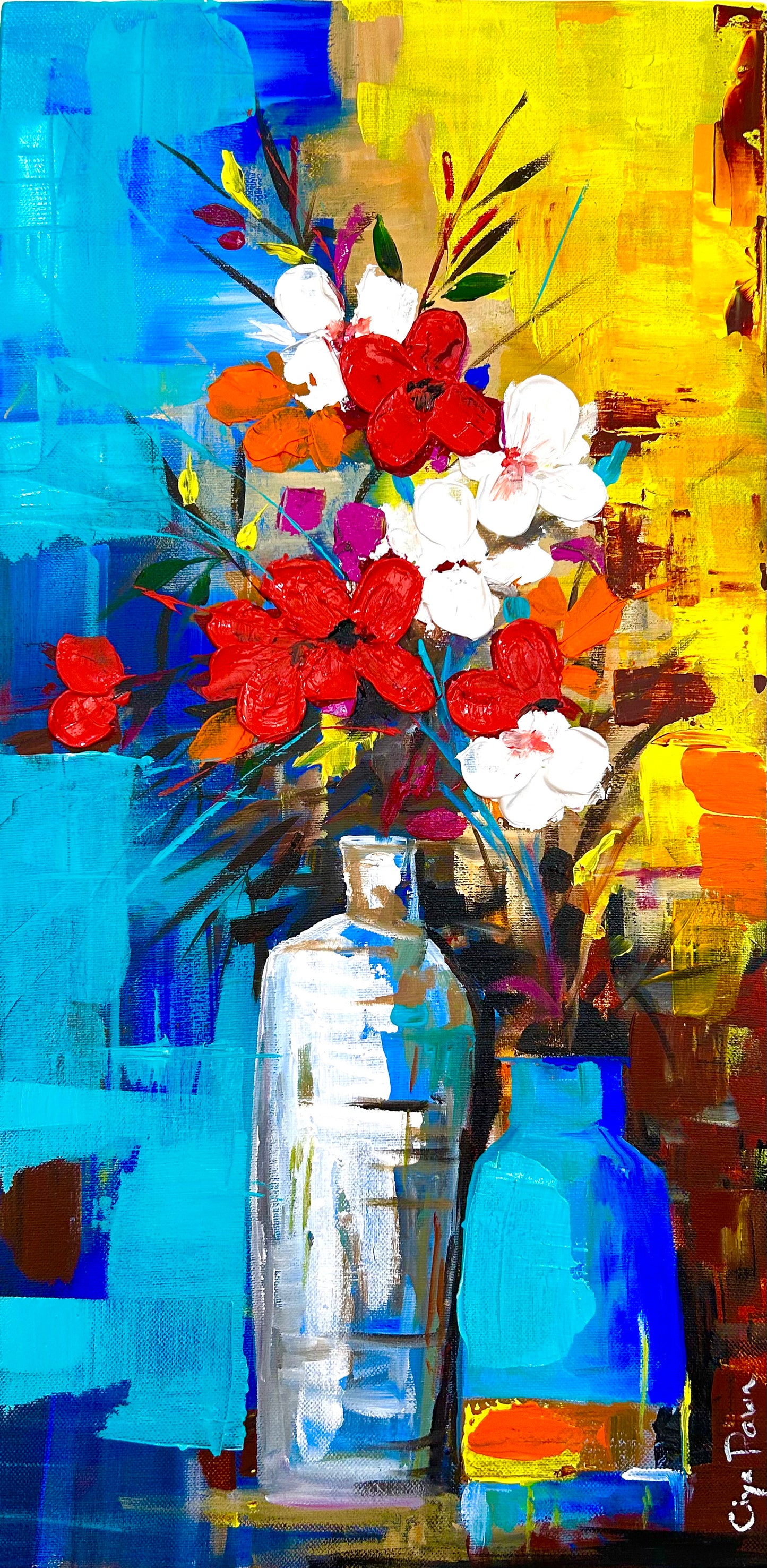 Canvas Bouquet  - Canvas Painting